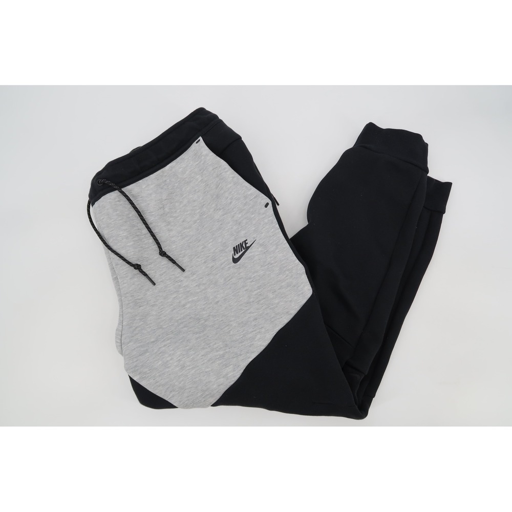 Nike Tech Fleece Joggers Mens 2XL Gray Black HV0959-011 Colorblock Sweatpants